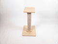 28" Scratching post with perch (light brown)